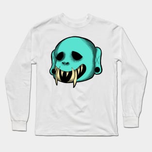 Cyan monster Long Sleeve T-Shirt